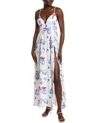 IPPONELLI - Tie Shoulder Maxi Dress - Lyst