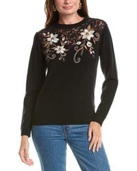 Johnny Was - The Lace Wool & Cashmere-Blend Sweater - Lyst