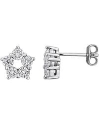 Created Forever - 1.10 Ct. Tw. Lab-Grown Diamond Open Star Stud Earrings - Lyst