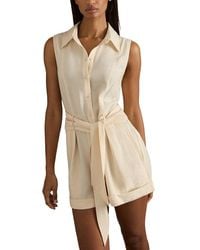 Reiss - Millie Belted One-Piece - Lyst