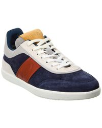 Tod's - Leather & Suede Sneaker - Lyst