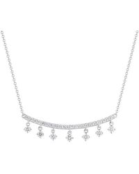 Nephora - 14K 0.54 Ct. Tw. Diamond Bar Necklace - Lyst