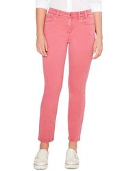 NIC+ZOE - Nic+zoe Colored Mid Rise Straight Ankle Jean - Lyst
