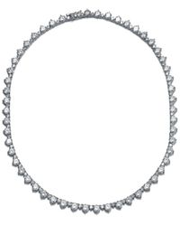 Rachel Glauber - Plated Cz Tennis Necklace - Lyst