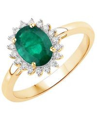 Diana M. Jewels - Fine Jewelry 14k 1.37 Ct. Tw. Diamond & Emerald Ring - Lyst