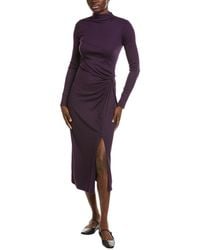 Michael Stars - Tish Mock Neck Midi Dress - Lyst