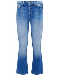 L'Agence - Tati High-Rise Hayward Crop Micro Bootcut Jean - Lyst
