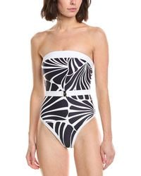 MILLY - Ravello Abstract Kai Print One-Piece - Lyst
