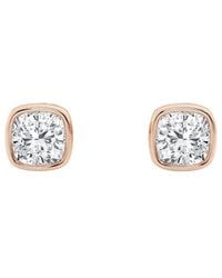 Lab Grown Diamonds - 14K Rose 0.50 Ct. Tw. Lab-Grown Diamond Studs - Lyst