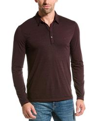 John Varvatos - Marty Burnout Polo Shirt - Lyst