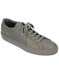 Common Projects Original Achilles Low Leather Trainer - Grey