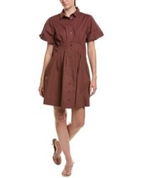Vince Camuto - Puff Sleeve Corset Mini Dress - Lyst