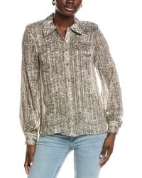 Ramy Brook - Pauline Printed Silk-Blend Blouse - Lyst