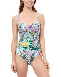 Gottex - Tropic Boom D-cup Wide Strap One-piece - Lyst
