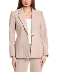 Anne Klein - One-Button Notch Collar Jacket - Lyst