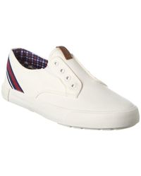 Ben Sherman Percy Laceless Trainer - White
