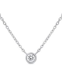 Sabrina Designs - 14k 0.07 Ct. Tw. Diamond Solitaire Necklace - Lyst