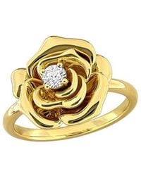 Rina Limor - 0.23 Ct. Tw. Created Sapphire Rose Ring - Lyst