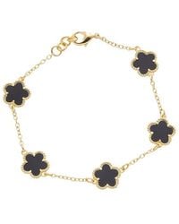 Juvell - 18K Plated Clover Bracelet - Lyst