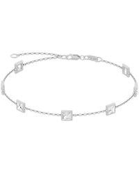Lab Grown Diamonds - 14K 2.00 Ct. Tw. Lab-Grown Diamond Station Bracelet - Lyst