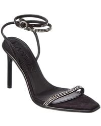 Lanvin - Femme Suede & Leather Sandal - Lyst