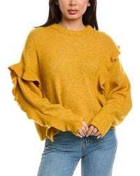 3.1 Phillip Lim - Lofty Cropped Ruffle Wool & Alpaca-Blend Pullover - Lyst