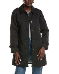 Ellen Tracy - Quilted Classic Trench Coat - Lyst