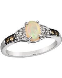 Le Vian - Le Vian Euphoria Chocolate 14K 0.62 Ct. Tw. Diamond & Opal Ring - Lyst