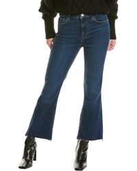 FRAME - Le Crop Majesty Mini Bootcut Jean - Lyst