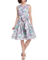 Sara Campbell - Printed Taffeta Dress - Lyst