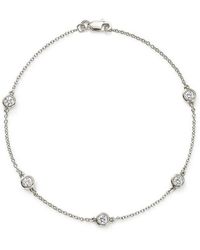 Suzy Levian - 14k 0.75 Ct. Tw. Diamond Station Bracelet - Lyst