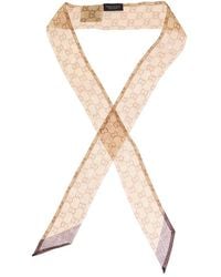 Gucci - Gg Silk Neckbow - Lyst