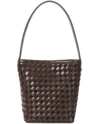 Tiffany & Fred Paris - Structured Suede & Leather Tote - Lyst