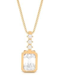 Amairah - 14K Rose 2.00 Ct. Tw. Lab-Grown Diamond Pendant Necklace - Lyst