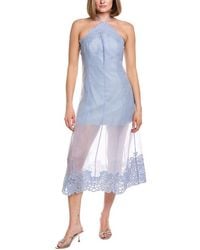 AMUR - Dylan Midi Dress - Lyst