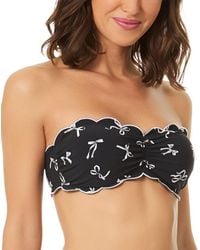 Cece - Contrast Scallop Bandeau - Lyst