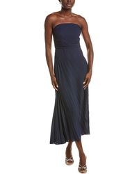 Nicole Miller - Sleeveless Midi Dress - Lyst