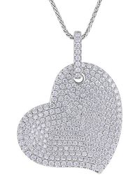 Diamond Select Cuts - 14K 2.46 Ct. Tw. Diamond Heart Necklace - Lyst