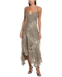 Oscar de la Renta - Silk-Lined Wool Maxi Dress - Lyst