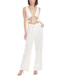 PATBO - Chain Trim Jumpsuit - Lyst