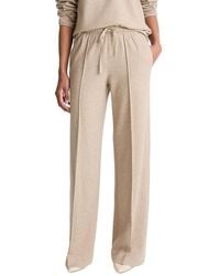 Vince - Mid Rise Tailored Knit Wool-Blend Wide Leg Pant - Lyst