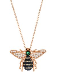 Suzy Levian CZ Jewelry - Suzy Levian Cz Bumble Bee Necklace - Lyst