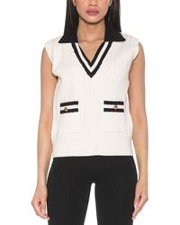 Alexia Admor - Michelle Vest Top - Lyst