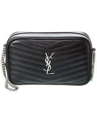 Saint Laurent - Lou Mini Matelasse Leather Camera Bag - Lyst