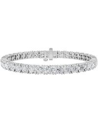 Lab Grown Diamonds - 14K 15.00 Ct. Tw. Lab-Grown Diamond Bracelet - Lyst