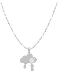 Lab Grown Diamonds - 14K 0.85 Ct. Tw. Lab-Grown Diamond Necklace - Lyst