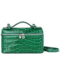 Tiffany & Fred Paris - Croc-Embossed Mini Leather Tote - Lyst