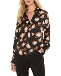 NIC+ZOE - Petite Golden Ginko Popover Shirt - Lyst