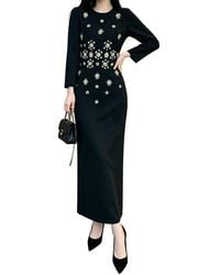 BRC By BURRYCO - Embellished Maxi Dress - Lyst