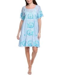 Johnny Was - Raglan Tiered Silk Dress - Lyst